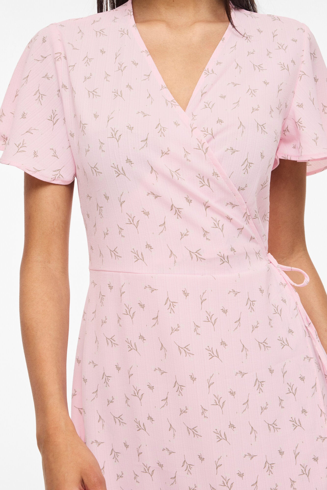 Vilovie Wrap midi kjole - Cherry Blossom